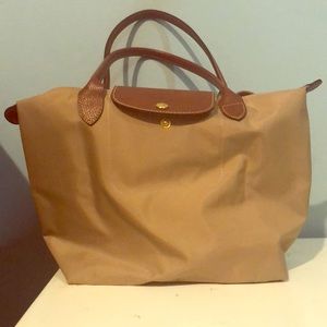 Longchamp Le Pliage Medium Beige bag